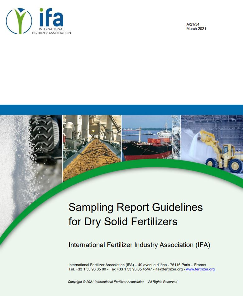 Sampling Report Guidelines for Dry Solid Fertilizers