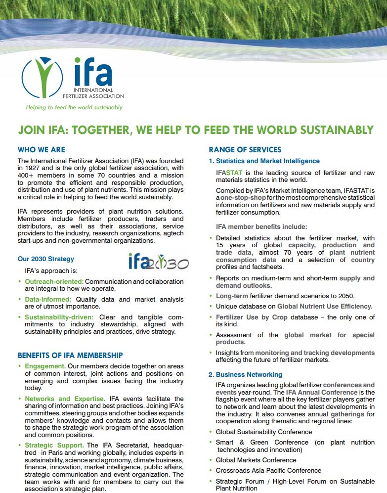 IFA Membership Flyer