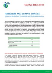 Fertilizers and Climate Change. Enhancing Agricultural Productivity and Reducing Emissions