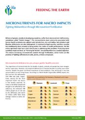 Micronutrients for Macro Impact. Fighting Malnutrition through Micronutrient Fertilization