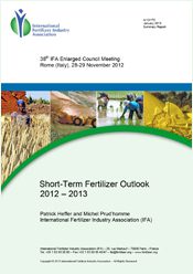 Short – Term Fertilizer Outlook 2012-2013