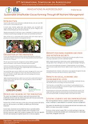 Innovations in Agroecology IPNI Cocoa Care