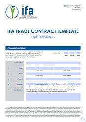 IFA Trade Contract Template – CIF Dry Bulk