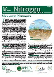IPNI Nitrogen Notes – Number 1