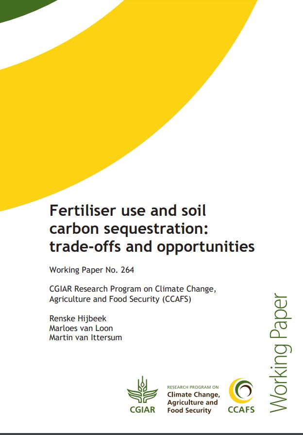 Fertiliser use and soil carbon sequestration: trade-offs and opportunities