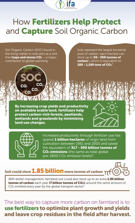 How Fertilizers Help Protect and Capture Soil Organic Carbon