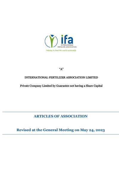 IFA Articles of Association
