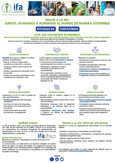 IFA Membership Flyer – Spanish