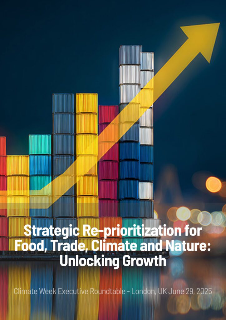 Strategic Re‑prioritization for Food, Trade, Climate and Nature: Unlocking Growth