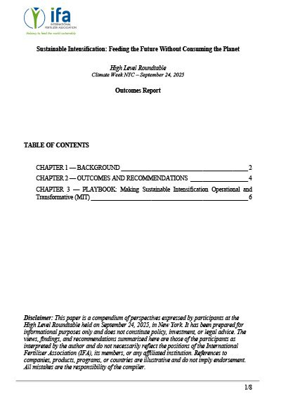 Sustainable Intensification: Feeding the Future Without Consuming the Planet