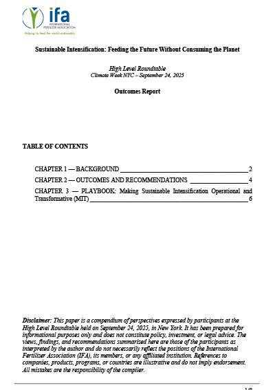 Sustainable Intensification: Feeding the Future Without Consuming the Planet